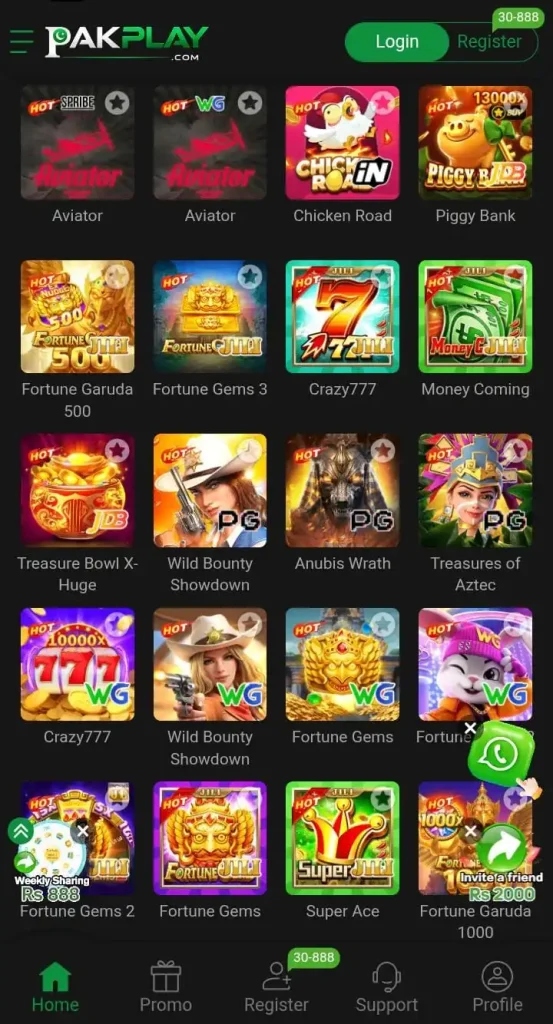 pakplay game