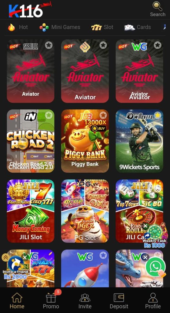K116 Game APK